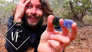 SERIOUSLYPair TANZANITE Crystal With MOLDAVITE Tektite Synergy 12 Crystals [upl. by Ellac]