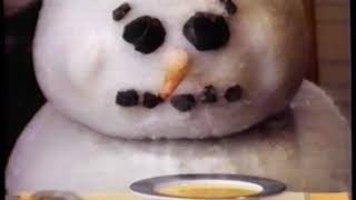 1993 Campbells Soup quotMelting Snowmanquot TV Commercial [upl. by Akiram423]