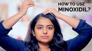 How To Use Minoxidil  Hair Regrowth  Skin Diaries [upl. by Janie]