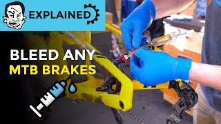 How to bleed MTB brakes [upl. by Lamek]