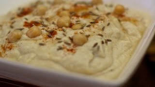 No Oil Hummus Recipe  Quick and Easy [upl. by Jobe963]