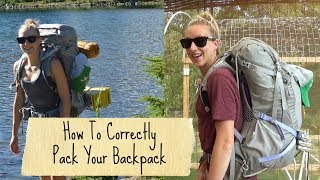 How to Correctly Pack Your Backpack [upl. by Targett]