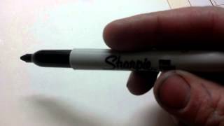 How To Erase  Remove Sharpie Markers [upl. by Innavoj]