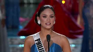 FINAL QUESTION Miss Universe 2015 Pia Wurtzbach [upl. by Kciredec]