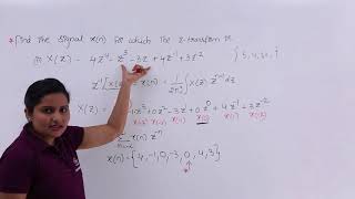 Inverse ZTransform Problem Example [upl. by Claresta241]