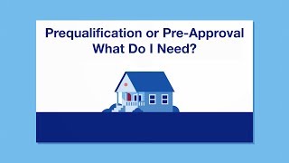 Mortgage Basics Prequalification or PreApproval – What Do I Need [upl. by Akinek]