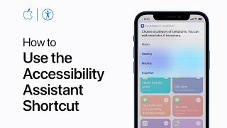 How to use the Accessibility Assistant shortcut on iPhone iPad and iPod touch — Apple Support [upl. by Nixon]