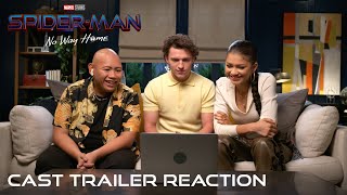 SPIDERMAN NO WAY HOME  Cast Trailer Reaction [upl. by Yseulta]