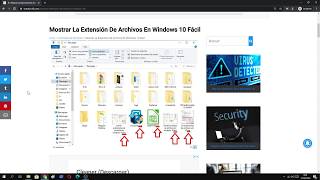 👀👁‍🗨 Como VER las EXTENSIONES de ARCHIVOS CONOCIDOS en WINDOWS 10 FÁCIL y RÁPIDO [upl. by Alleul]