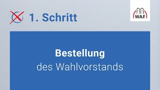 Bestellung des Wahlvorstands  Betriebsratswahl  Schritt 1 [upl. by Sutton]