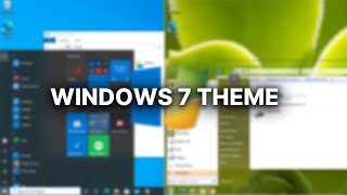 Making Windows 10 Look Like Windows 7 [upl. by Eirena422]