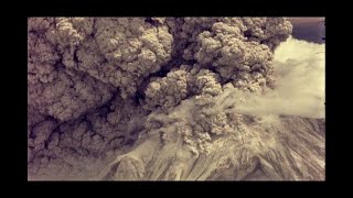 Mount St Helens in eruption May 18 1980 [upl. by Atiek]