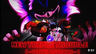 Fnf Triple Trouble Utau Lyrics Reanimated [upl. by Airdnaed508]