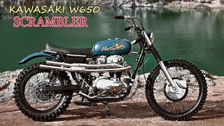 KAWASAKI W650 SCRAMBLER [upl. by Atnoled]