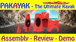 PAKAYAK Kayak Assembly  Review  Demo [upl. by Strauss741]