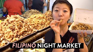 Eating at NEW PHILIPPINES NIGHT MARKET 😍 Pampanga Filipino Food Tour [upl. by Baese]