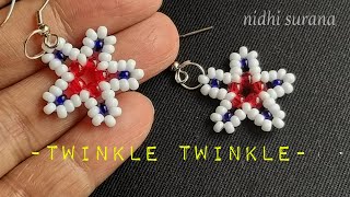 ⭐ Twinkle Twinkle Beaded Earrings 0233 [upl. by Lammond]