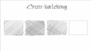 CrossHatching Drawing Tutorial [upl. by Noryahs]