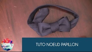 TUTORIAL NOEUD PAPILLON AVEC UNE CRAVATE  LE STUDIO BORDELAIS [upl. by Ezalb]