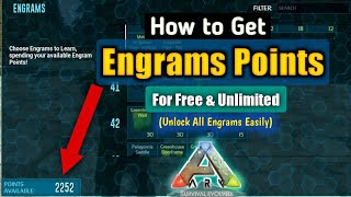 How to Get Unlimited Engram Points for Free  ARK Survival Evolved Mobile  Unlock All Engrams [upl. by Gaddi]