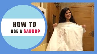 How to use Sauna in Gym  Mariya Khan [upl. by Hannahs]