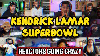 Kendrick Lamar  SUPERBOWL  NLU amp TV OFF   REACTION MASHUP [upl. by Janaya932]