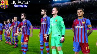 Efootball PES Update 2022 Barcelona Champions League [upl. by Ifok228]