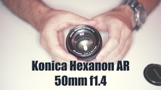 Konica Hexanon AR 50mm f14 Overview and Test with Samples [upl. by Primalia]