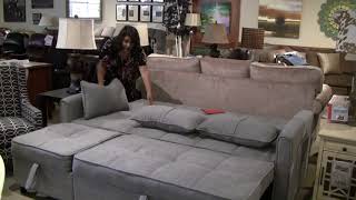 Convertible Sofa  From Sofa To King Size Bed  Laineys Furniture [upl. by Athal]