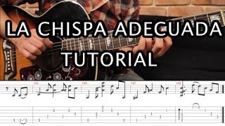 Como tocar quotLa Chispa Adecuadaquot de Héroes del Silencio  Tutorial Guitarra Acordes  TAB  HD [upl. by Adnala]