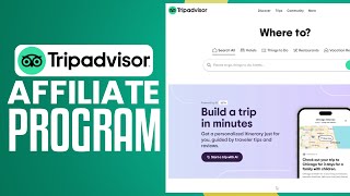 Tripadvisor Affiliate Program 2025  Step By Step Tutorial [upl. by Acireed]