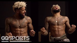 Odell Beckham Jr Flexes in Fall’s Boldest Menswear  GQ Sports [upl. by Stutman]