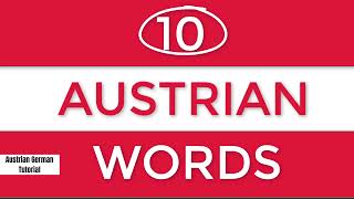 10 Austrian Words you should know before you VISIT AUSTRIA [upl. by Lesley]