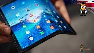 Royole FlexPai Hands On  First Foldable Phone on the Market [upl. by Yerffe]