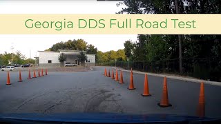 Georgia DDS Road Test  Kennesaw GA  Full Road Test  Full Drivers Test [upl. by Yelsek]