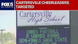 Cartersville High cheerleaders targeted by vandal  FOX 5 News [upl. by Nohj]