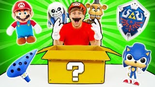 O QUE TEM NUMA CAIXA MISTERIOSA DE VIDEO GAMES  📦 [upl. by Enomed]