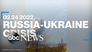 RussiaUkraine Crisis February 24 2022 [upl. by Mahla196]