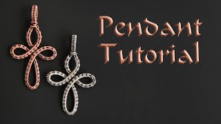 Celtic Wire Weave Cross Pendant Tutorial  And an Update [upl. by Loats683]