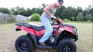 How to wheelie a automatic ATV [upl. by Filiano]