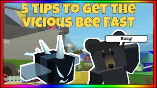 5 TIPS ON HOW TO GET THE VICIOUS BEE FAST [upl. by Oriole]