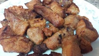 Masitas Chicharrones de Cerdo Frita [upl. by Bridget]