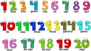 French Lesson  NUMBERS 120  Compter jusquà 20  Learn French [upl. by Tullusus]