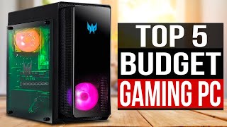 TOP 5 Best Budget Gaming PC 2024 [upl. by Naujej137]