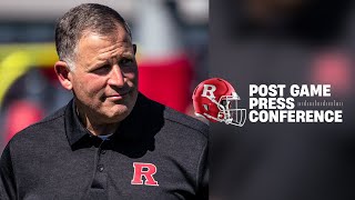 Head Coach Greg Schiano Post Game Press Conference  Ohio State [upl. by Hessler]