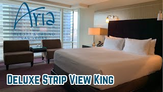 ARIA Las Vegas Deluxe King Room Tour [upl. by Akinod]