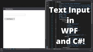 Text Input with Textboxes in WPF  WPF C Tutorial Part 4 [upl. by Nan]