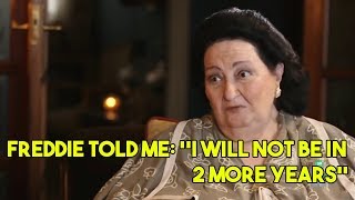 Montserrat Caballé talks about Freddie Mercury in her last interview [upl. by Ellerred]