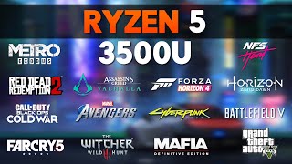 RYZEN 5 3500U  VEGA 8  GAMING TEST  17 GAMES TEST [upl. by Scopp359]