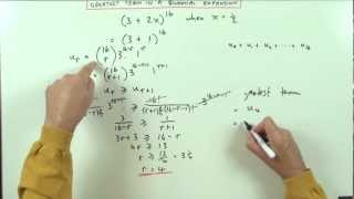 Binomial Expansion part 4  Finding the greatest term [upl. by Eardna391]